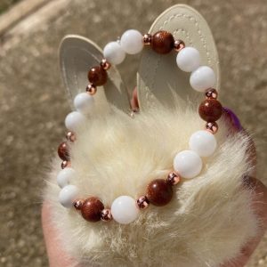 Goldfluss-jáde karkötő