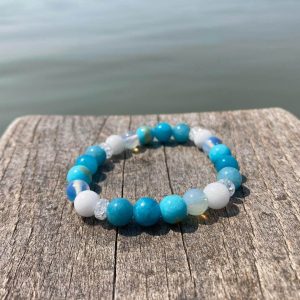 Kék árnyalatai karkötő