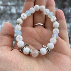 Fehér angyal karkötő