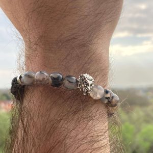 Sárkányvér achát oroszlán fejjel