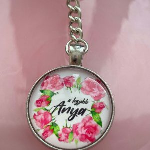 Legjobb anya kulcstartó (rózsás)