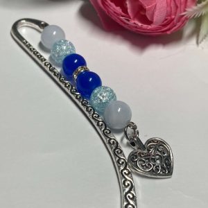 Kék szives könyvjelző II