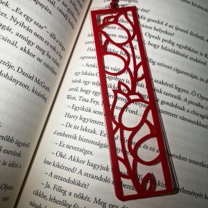 Tulipános plexi könyvjelző