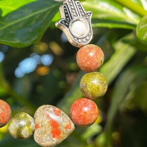 Unakit hamsa kézzel karkötő