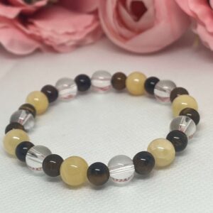 Kalcit-hegyikristály karkötő