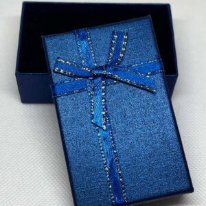 Sötétkék díszdoboz